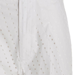 Nude Visible Button Jeans