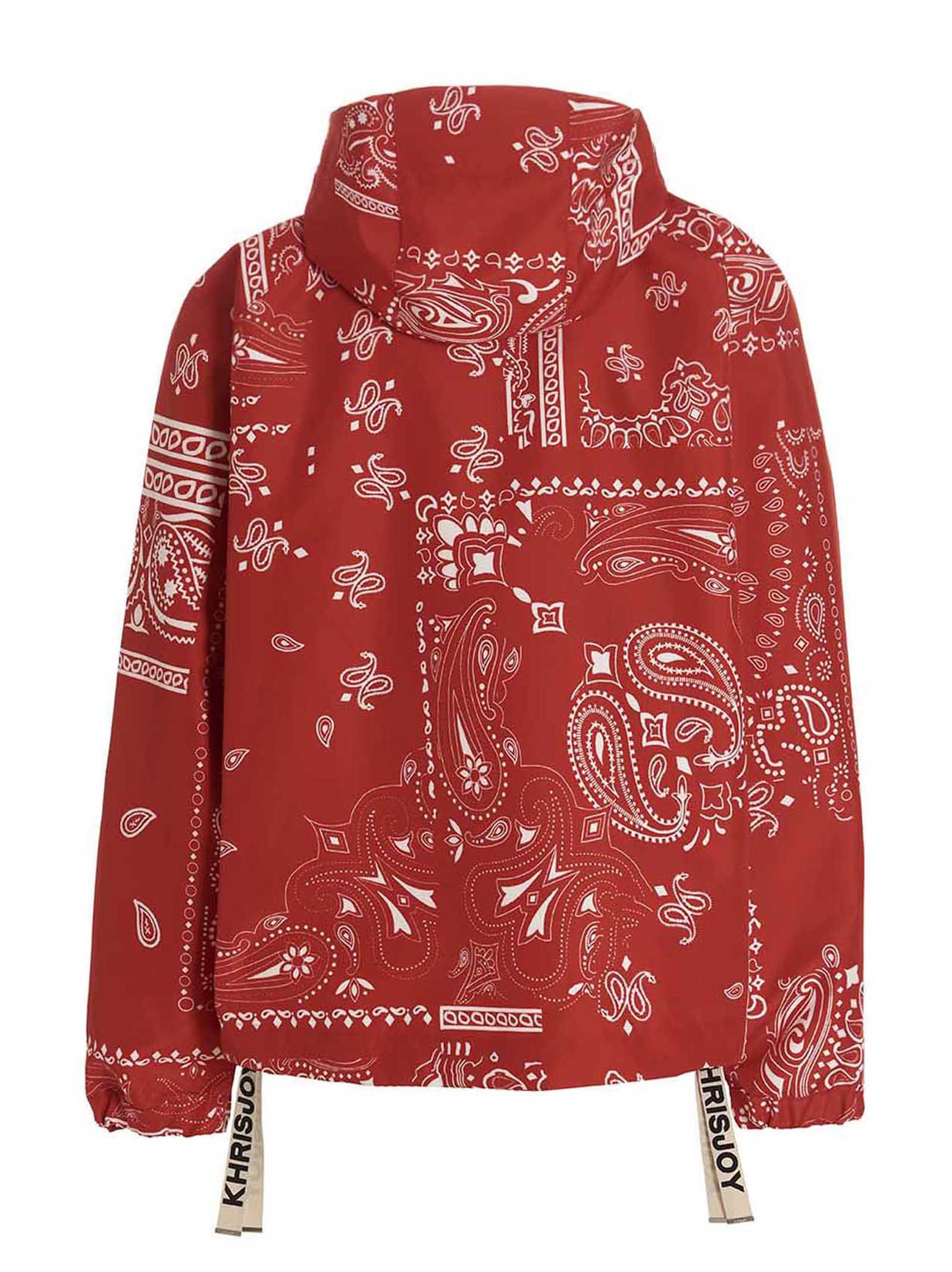 Khrisjoy Windbreaker Bandana Hood Jacket