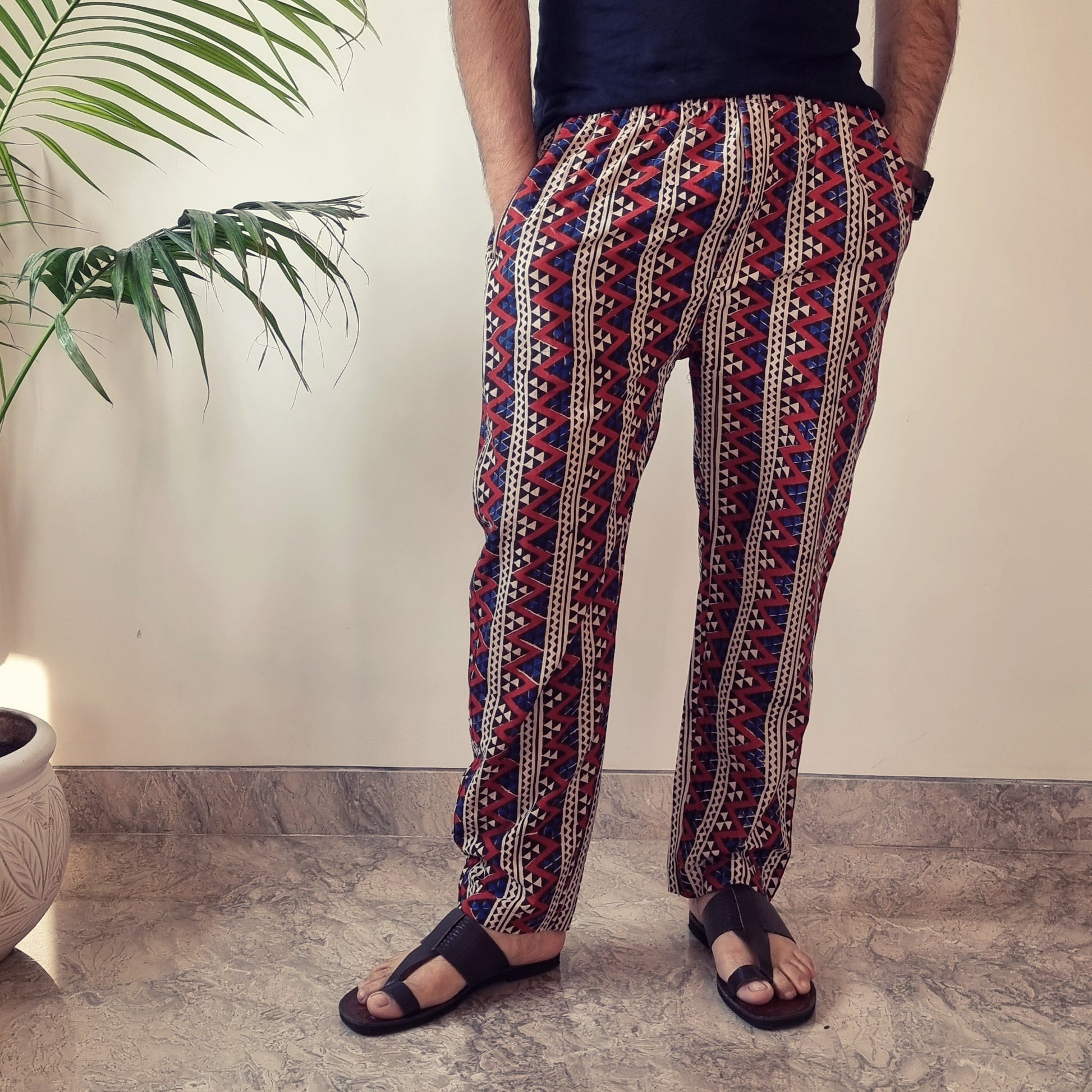 Bagru Block Printed Cotton Men’s Pyjama