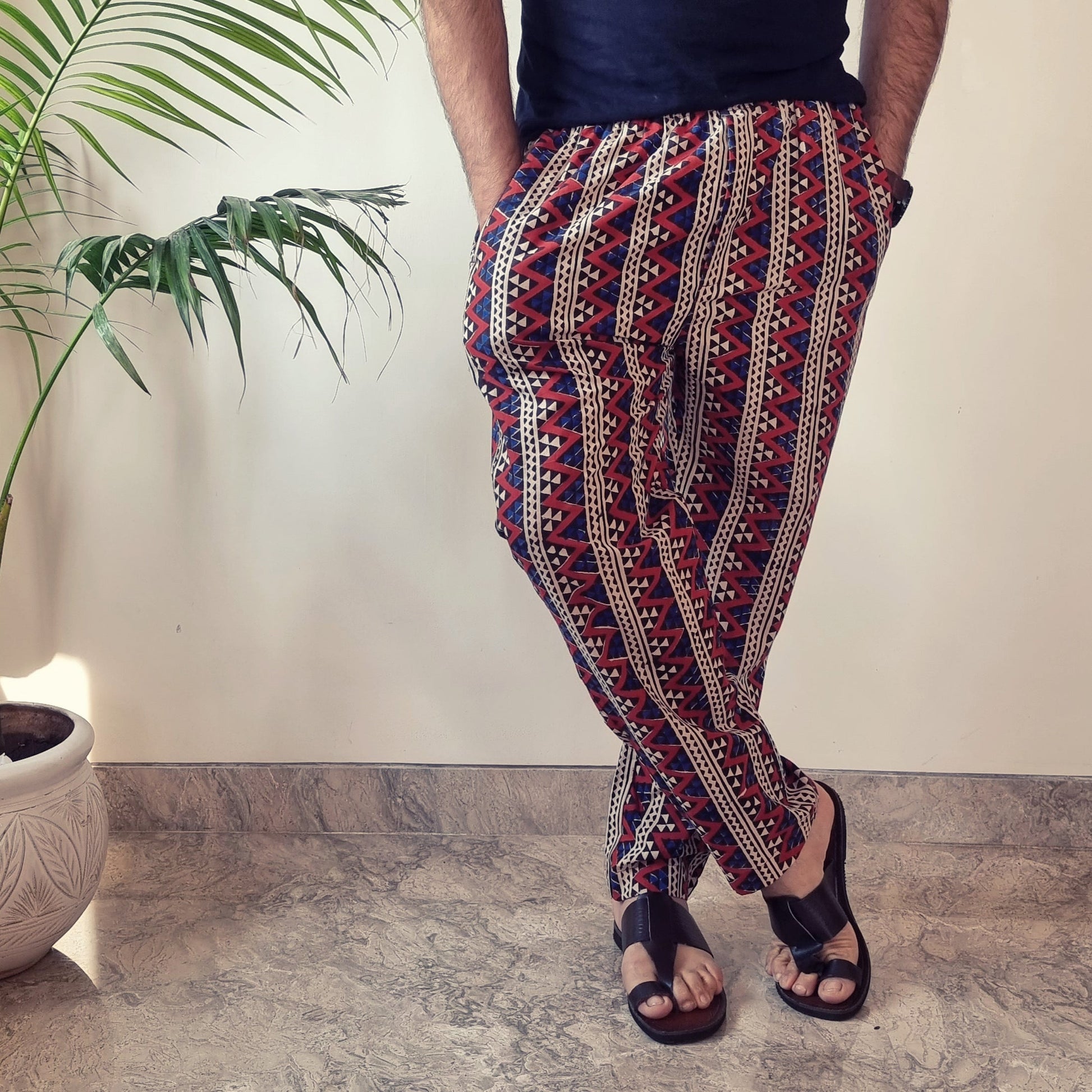 Bagru Block Printed Cotton Men’s Pyjama
