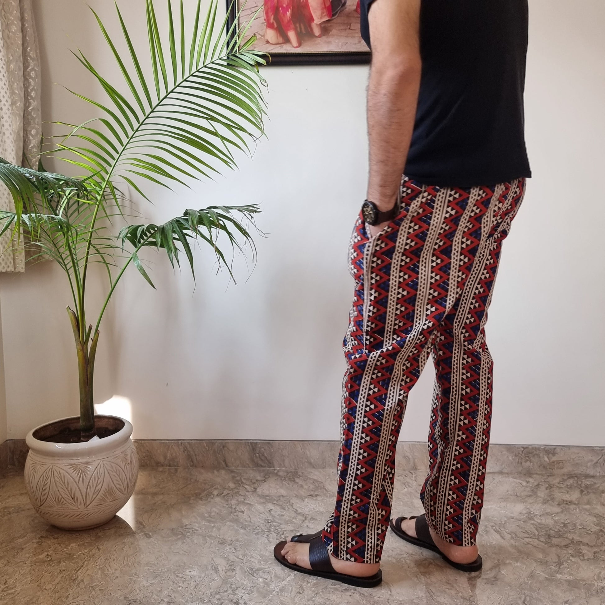 Bagru Block Printed Cotton Men’s Pyjama