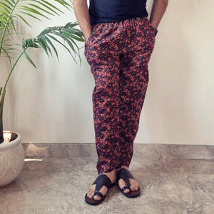 Ajrakh Block Print Cotton Men’s Pyjama