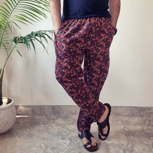 Ajrakh Block Print Cotton Men’s Pyjama