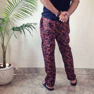 Ajrakh Block Print Cotton Men’s Pyjama