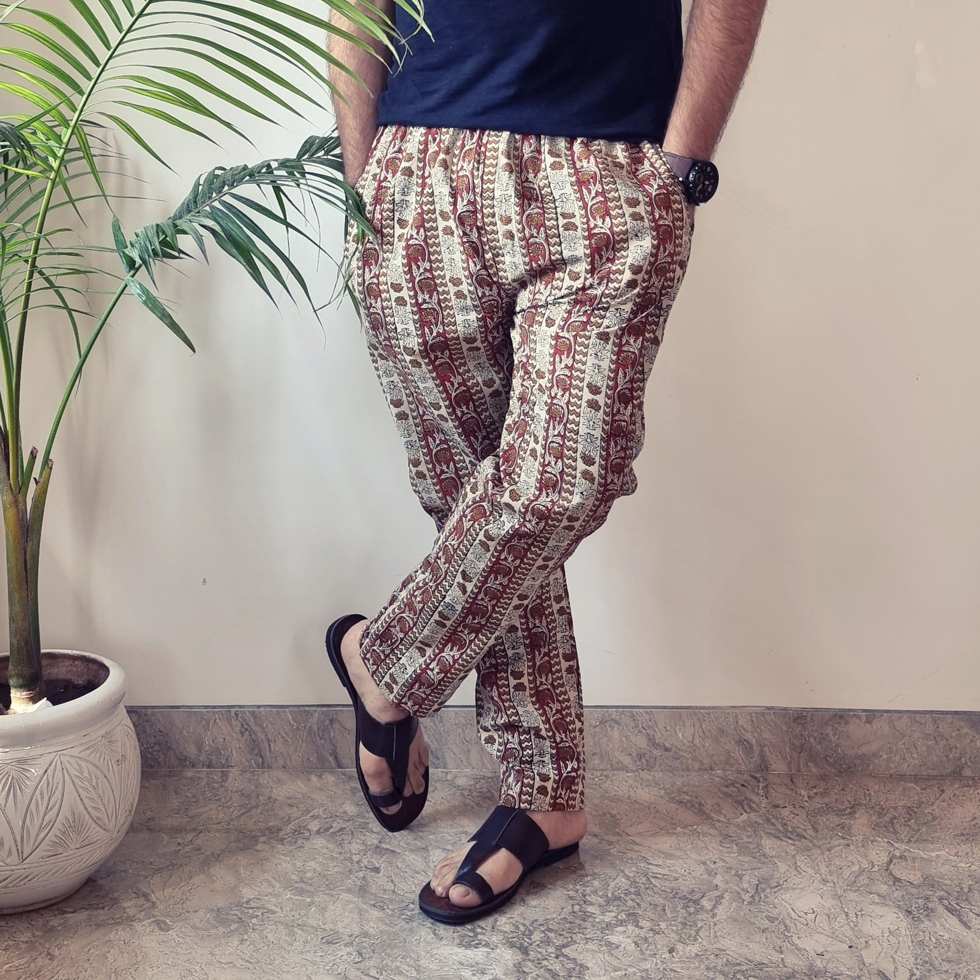 Bagru Block Printed Cotton Men’s Pyjama