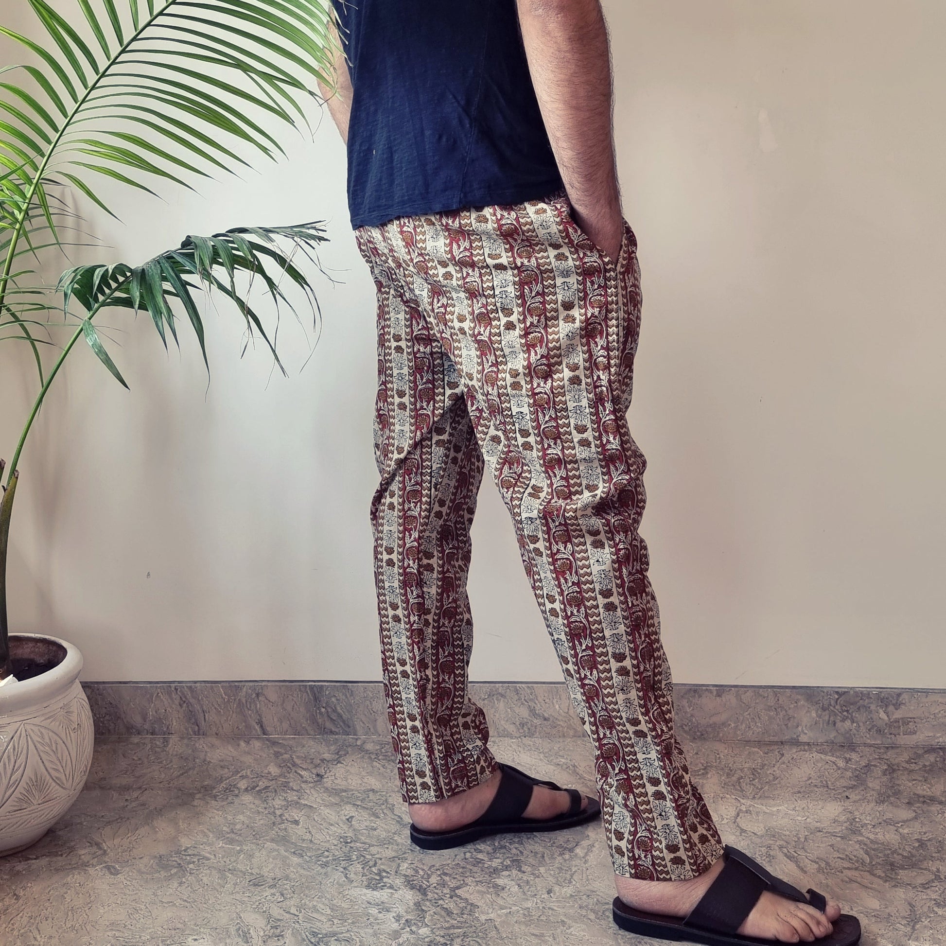 Bagru Block Printed Cotton Men’s Pyjama