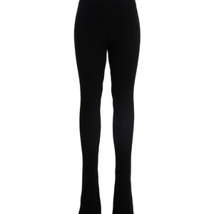 AndreĀdamo Ribbed Flared Trousers