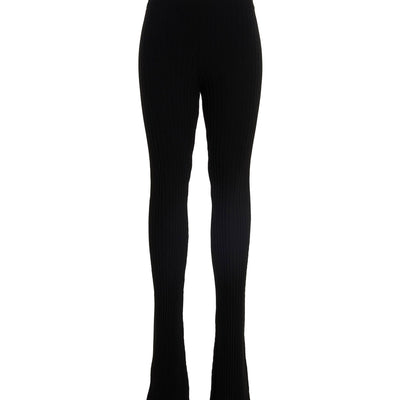 AndreĀdamo Ribbed Flared Trousers
