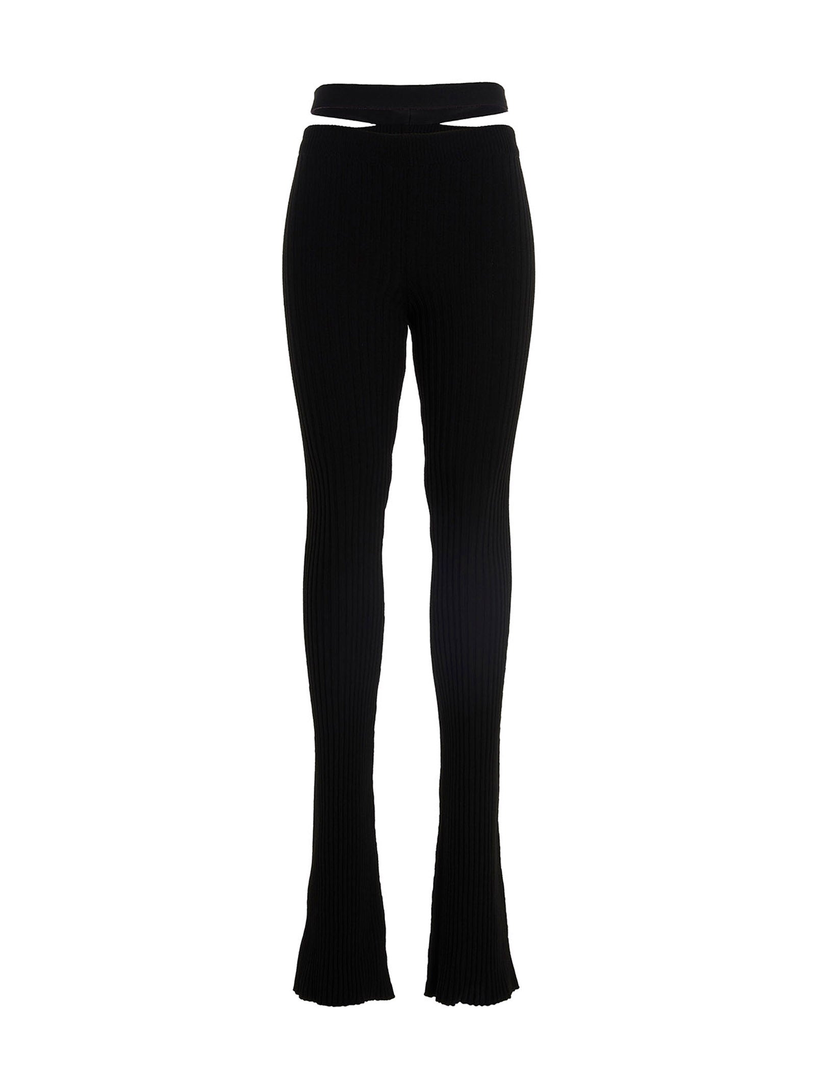 AndreĀdamo Ribbed Flared Trousers