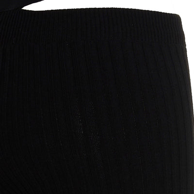 AndreĀdamo Ribbed Flared Trousers