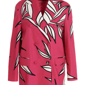 Rochas Floral Print Blazer Jacket