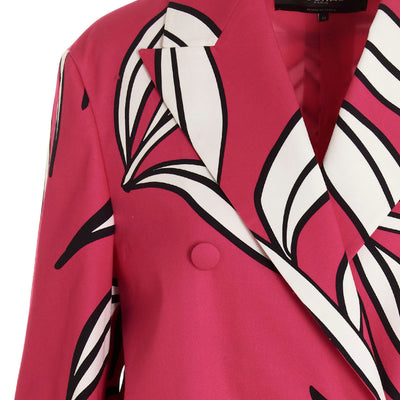 Rochas Floral Print Blazer Jacket