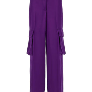 Versace Satin Cargo Pants