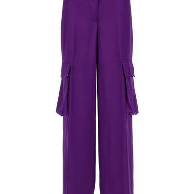 Versace Satin Cargo Pants