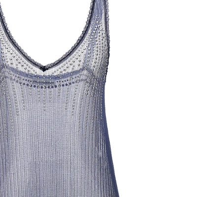 Paco Rabanne Studded Mesh Dress