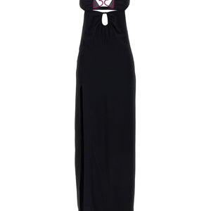 Nensi Dojaka Heart Bra Long Dress