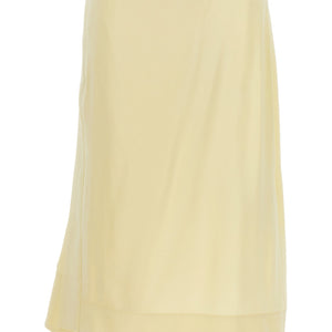 Jil Sander Satin Skirt With Side Slit
