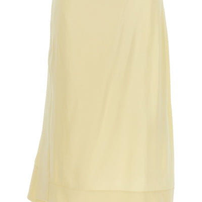 Jil Sander Satin Skirt With Side Slit