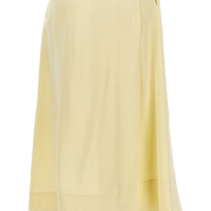 Jil Sander Satin Skirt With Side Slit