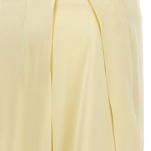 Jil Sander Satin Skirt With Side Slit