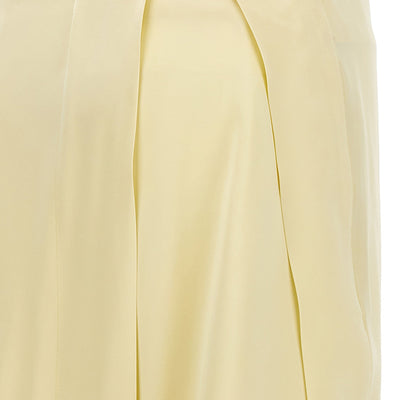 Jil Sander Satin Skirt With Side Slit