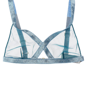 Tom Ford Iridescent Sable Tulle Top