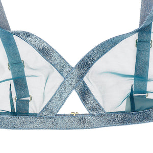 Tom Ford Iridescent Sable Tulle Top