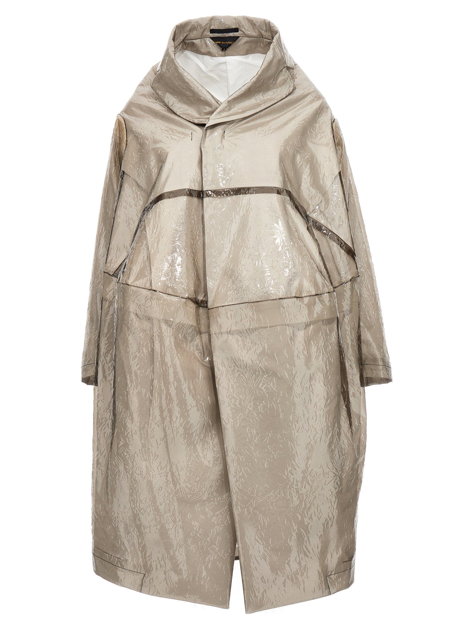 Comme Des Garcons Oversize Texture Trench Coat