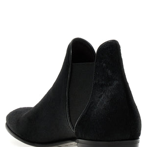 Lidfort Calf Hair Ankle Boots