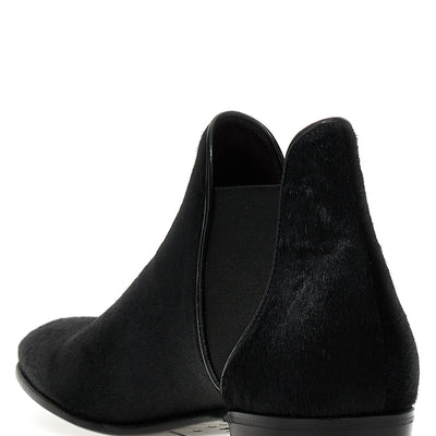 Lidfort Calf Hair Ankle Boots