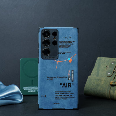 Galaxy Series Sneaker Label Leather Edge Case