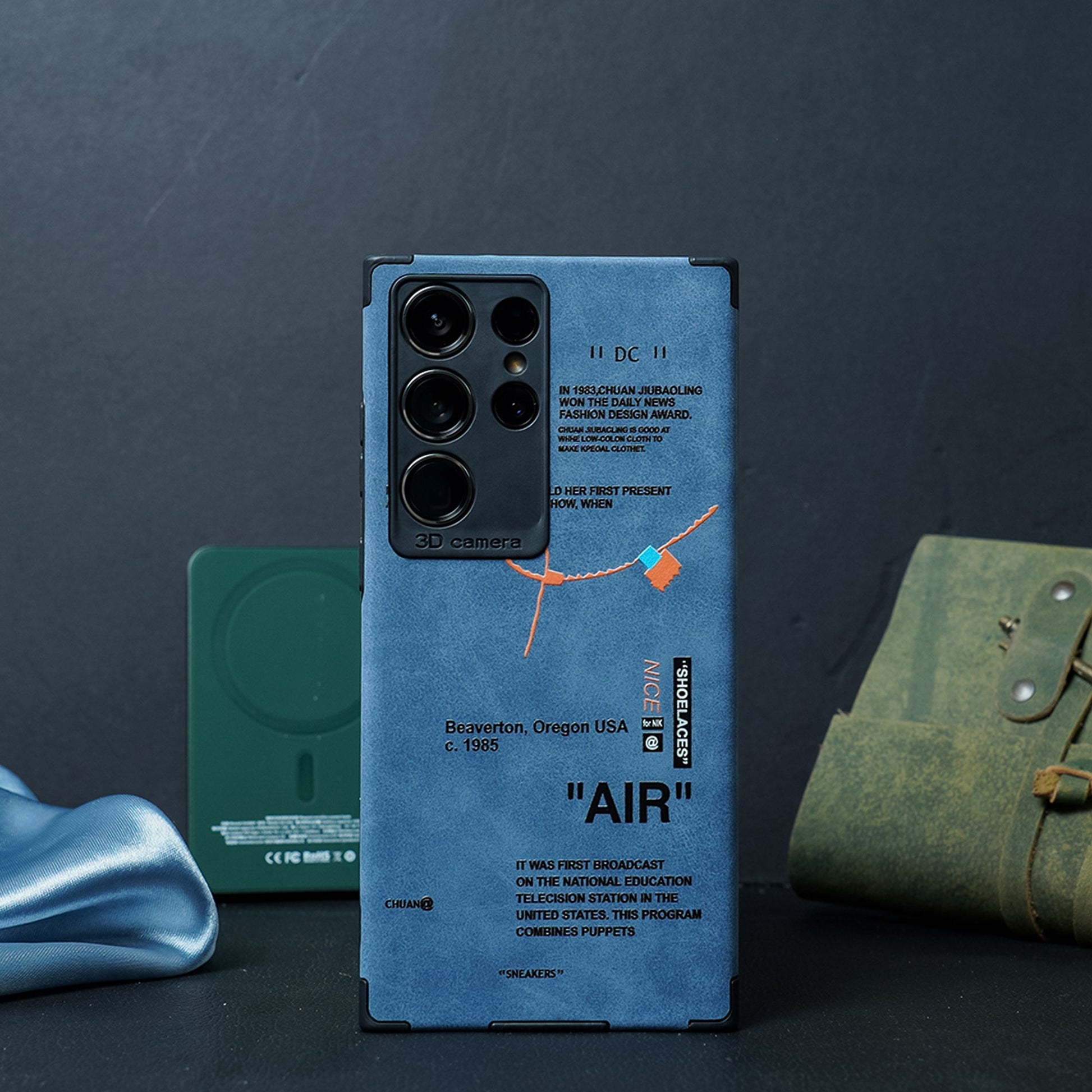Galaxy Series Sneaker Label Leather Edge Case