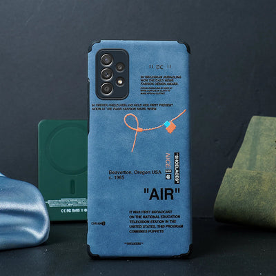 Galaxy Series Sneaker Label Leather Edge Case