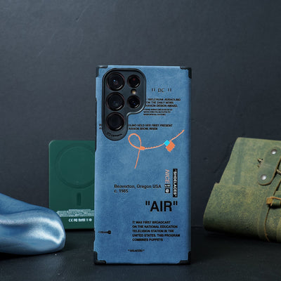 Galaxy Series Sneaker Label Leather Edge Case