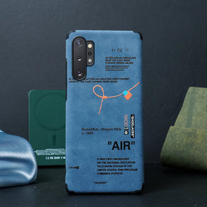 Galaxy Series Sneaker Label Leather Edge Case