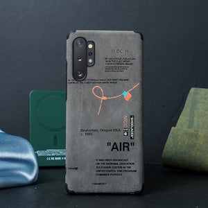 Galaxy Series Sneaker Label Leather Edge Case