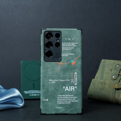 Galaxy Series Sneaker Label Leather Edge Case