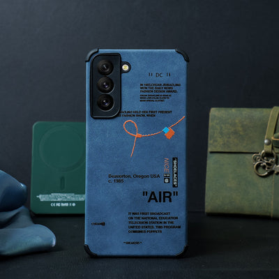 Galaxy Series Sneaker Label Leather Edge Case