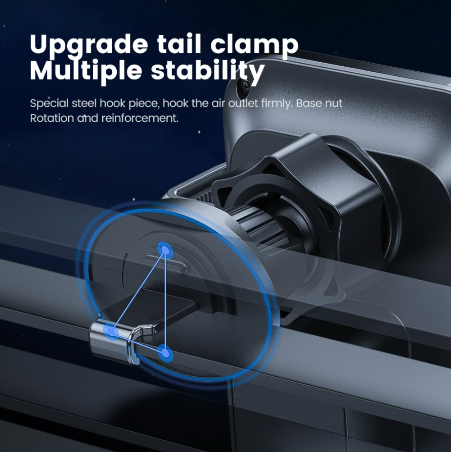 Bolt™ 15W Wireless Magnetic Smart Car Charger