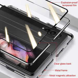 Galaxy Z Fold4 (Front+Back) Protection Magnetic Fit Case