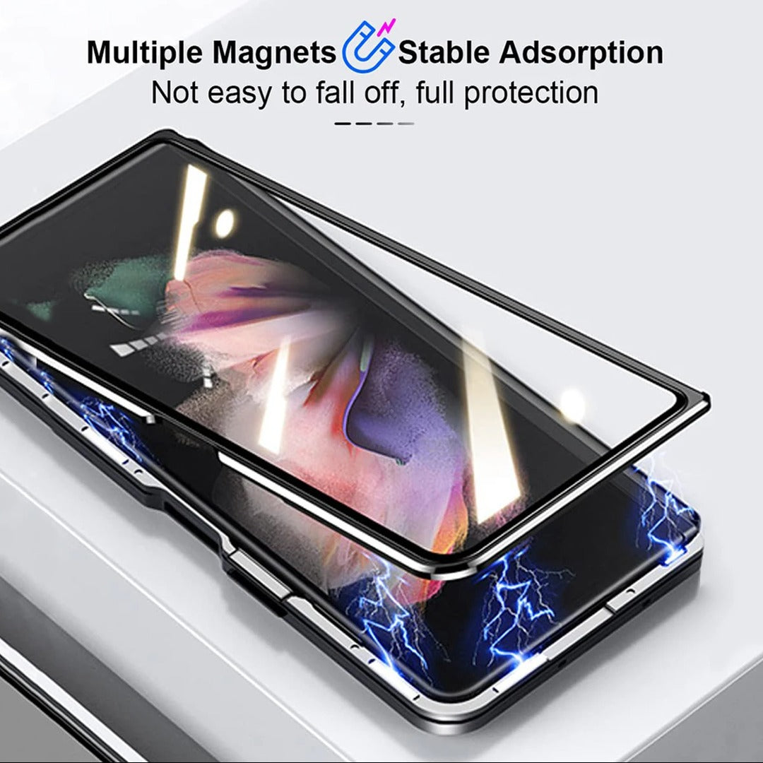 Galaxy Z Fold Series (Front+Back) Protection Magnetic Fit Case