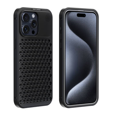 iPhone 15 Series Aero Mesh Pro ® Metallic Hybrid Case