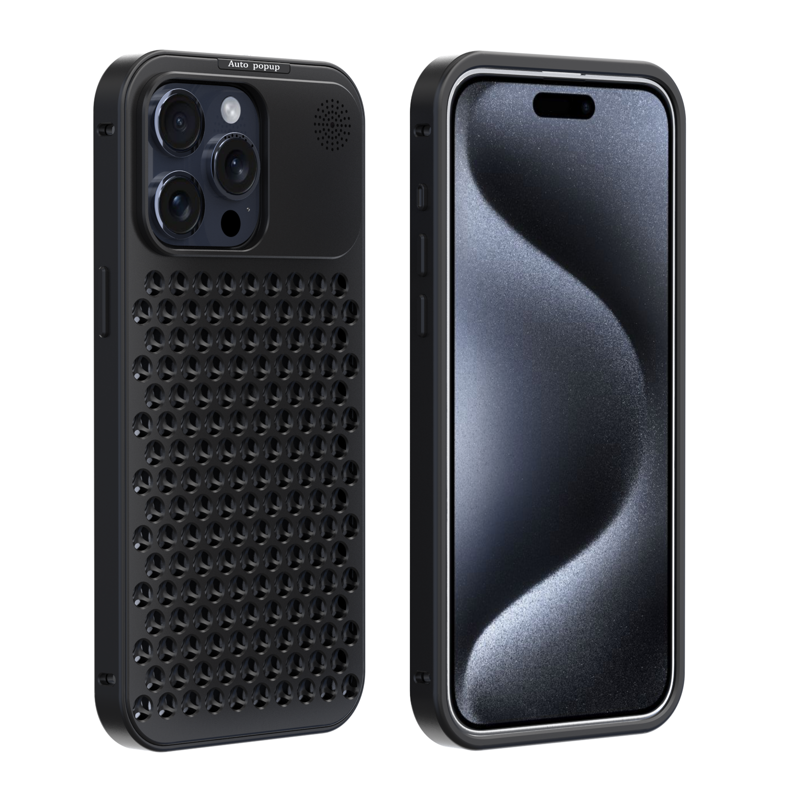 iPhone 15 Series Aero Mesh Pro ® Metallic Hybrid Case