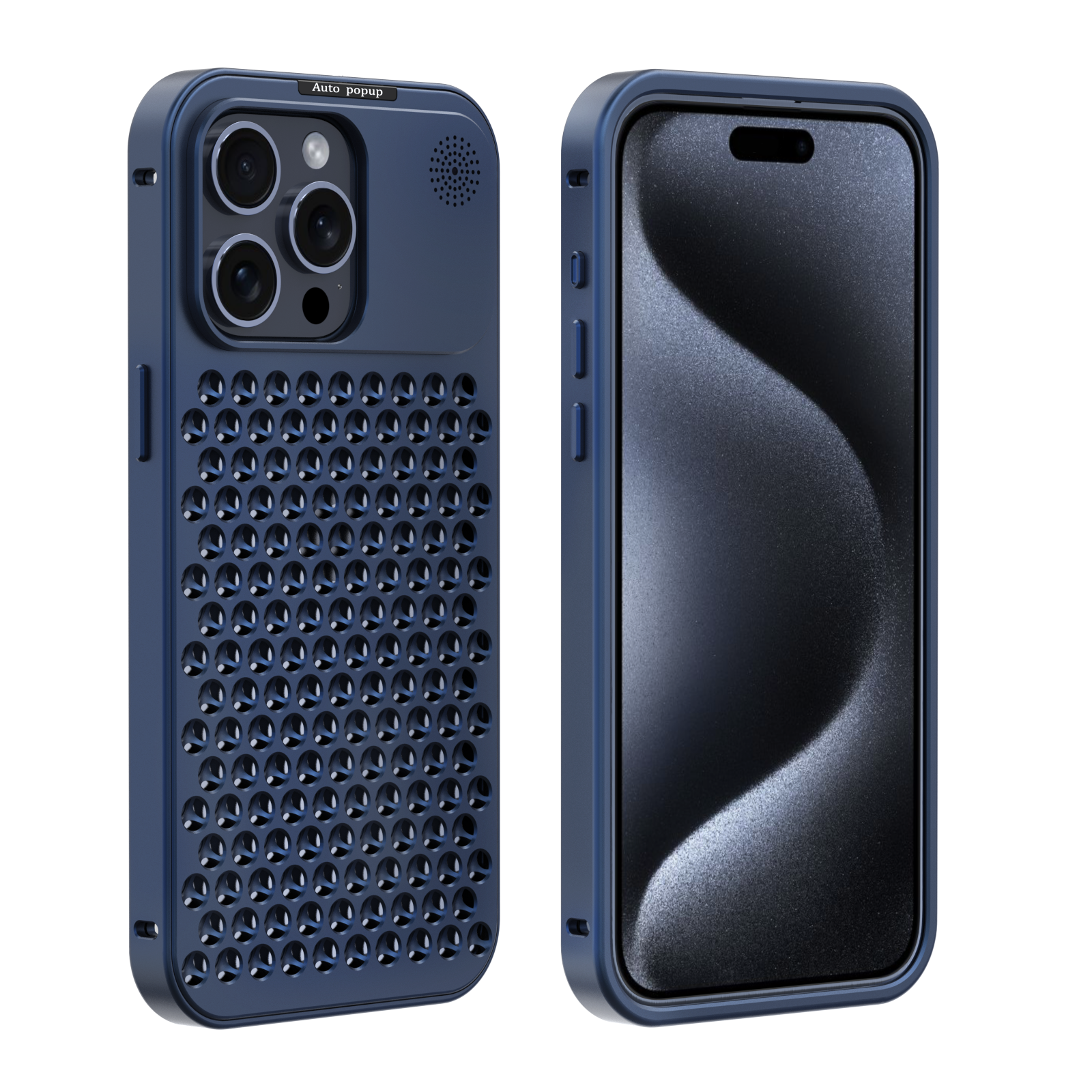iPhone 15 Series Aero Mesh Pro ® Metallic Hybrid Case