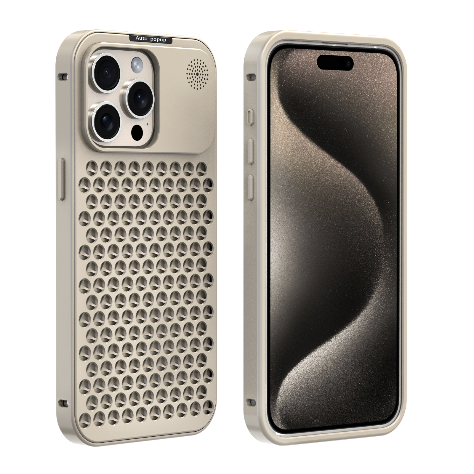 iPhone 15 Series Aero Mesh Pro ® Metallic Hybrid Case