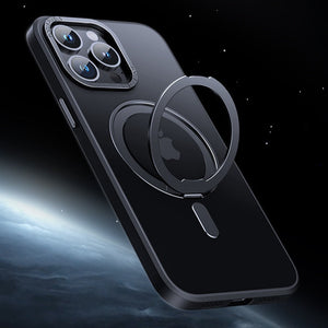 iPhone 14 Series Magnetic 360° Rotation Ring Holder Case