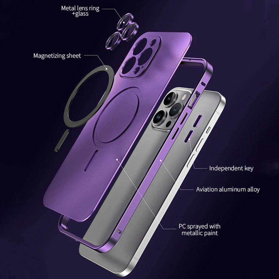 iPhone 15 Series MetallicMag Magnetic Shockproof Case