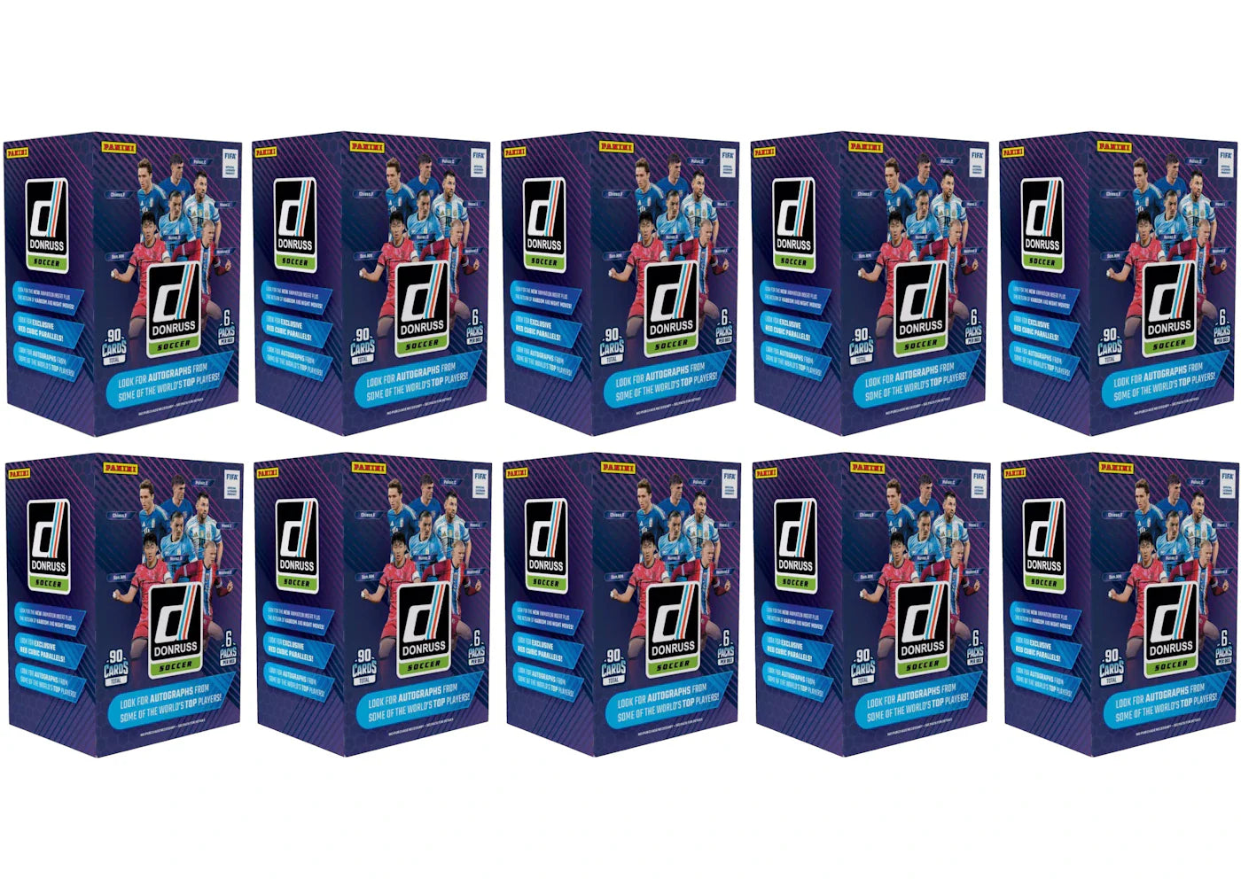2024-25 Panini Donruss FIFA Blaster Box 10x Lot