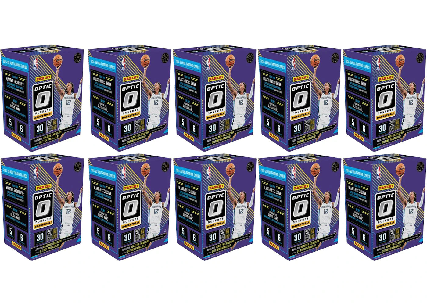 2024-25 Panini Donruss Optic Basketball Blaster Box 10x Lot