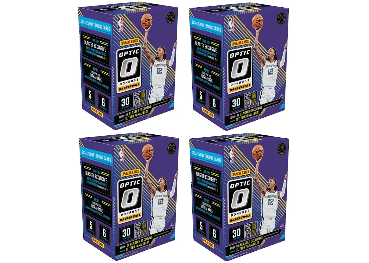 2024-25 Panini Donruss Optic Basketball Blaster Box 4x Lot